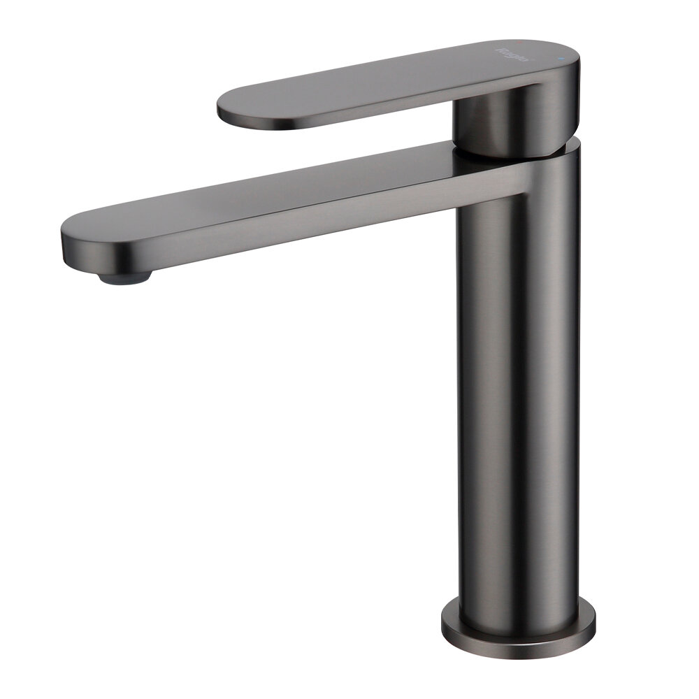 Смеситель для раковины Raglo R10.10.09, материал нержавеющая сталь, цвет графит