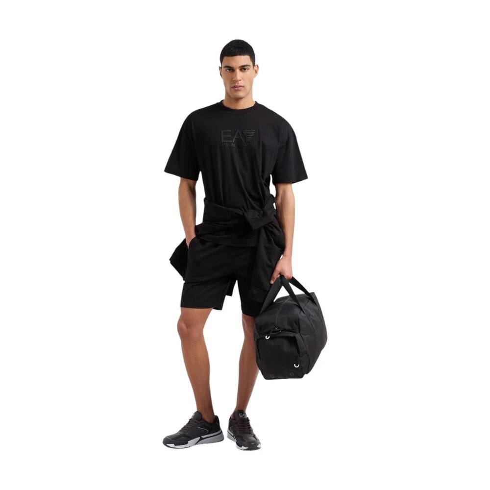 Футболка EA7 EMPORIO ARMANI, размер XL, черный — фото 1