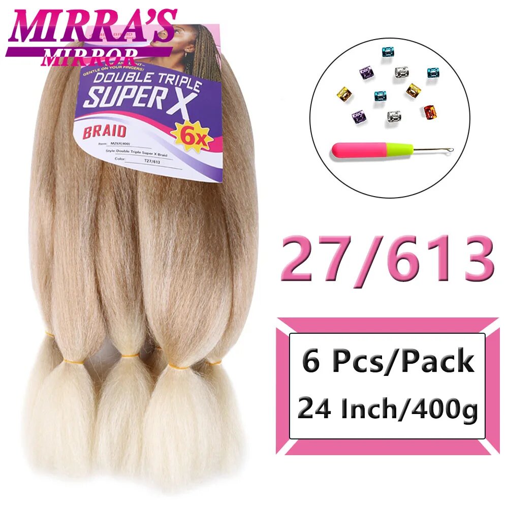 Mirra's Mirror 27/613 Jumbo Braids 24" 400g
