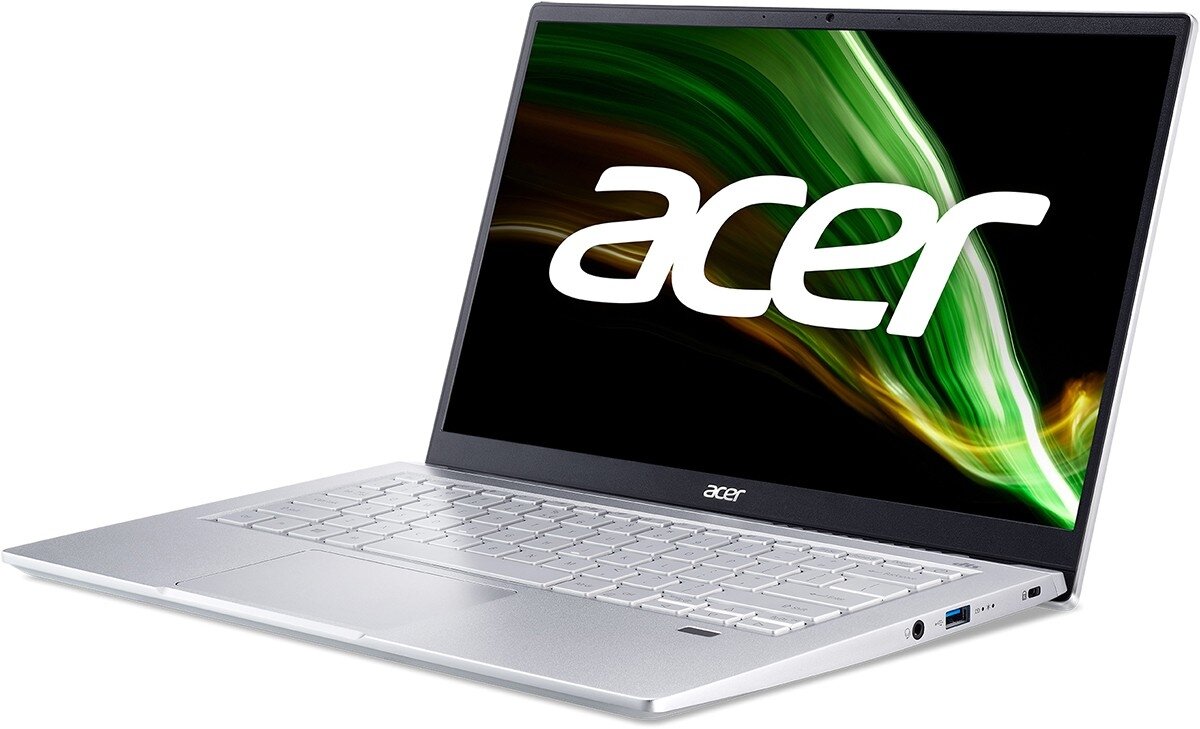 Ноутбук Acer Swift 3 SF314-511 (NX. ABLER.004) / i5-1135G7 / 8GB / SSD 512GB / 14", серебристый — фото 1