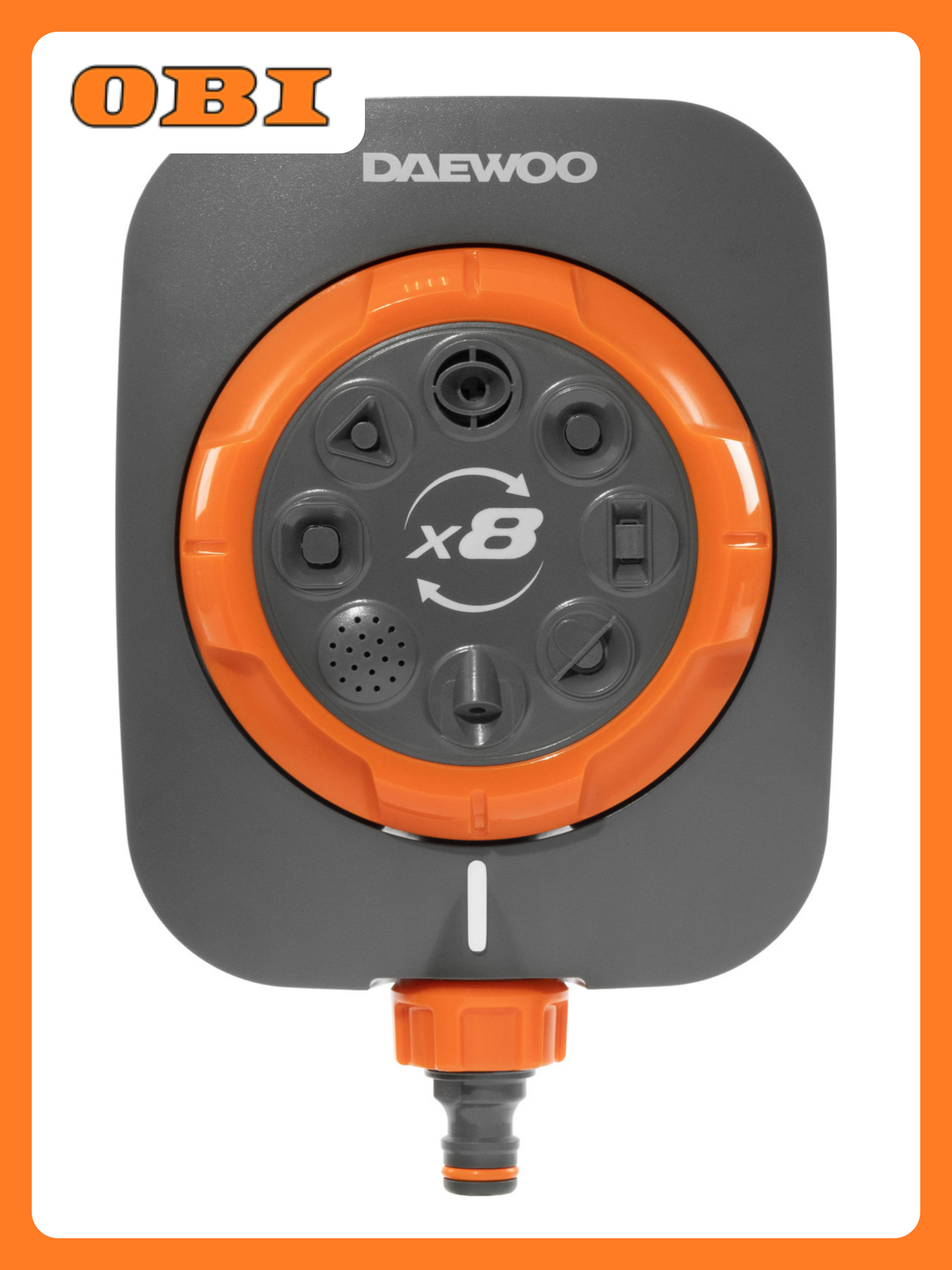 Дождеватель Daewoo Power Products DWS 1008 многорежимный серый