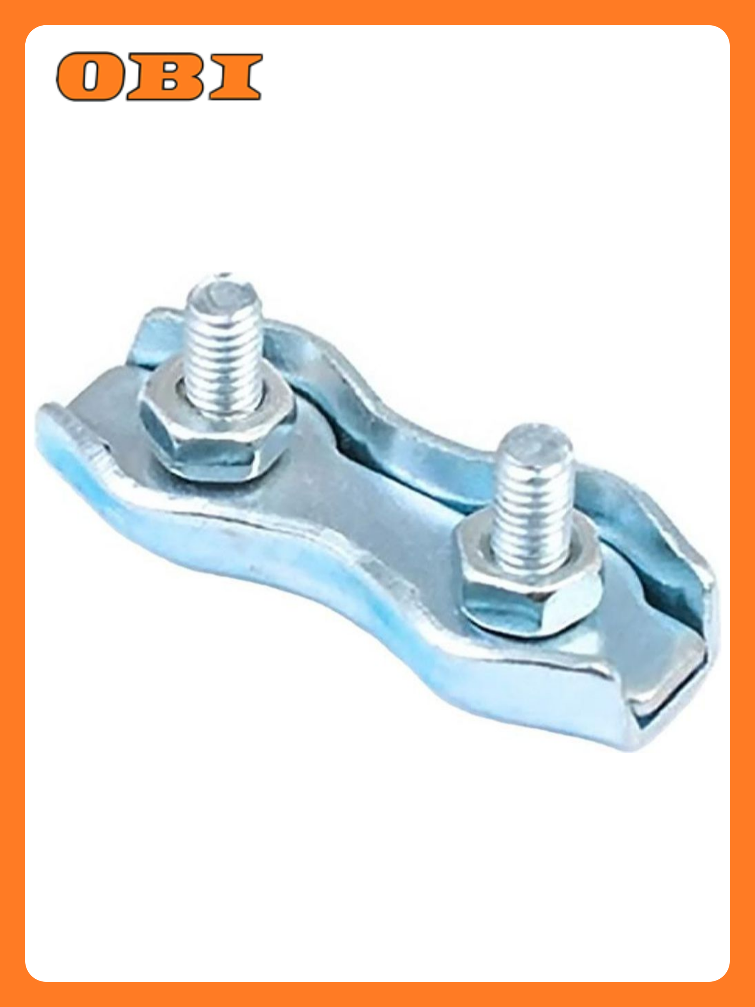 Зажим троса с болтом и гайкой Duplex сталь 3 мм 30 г 2 шт