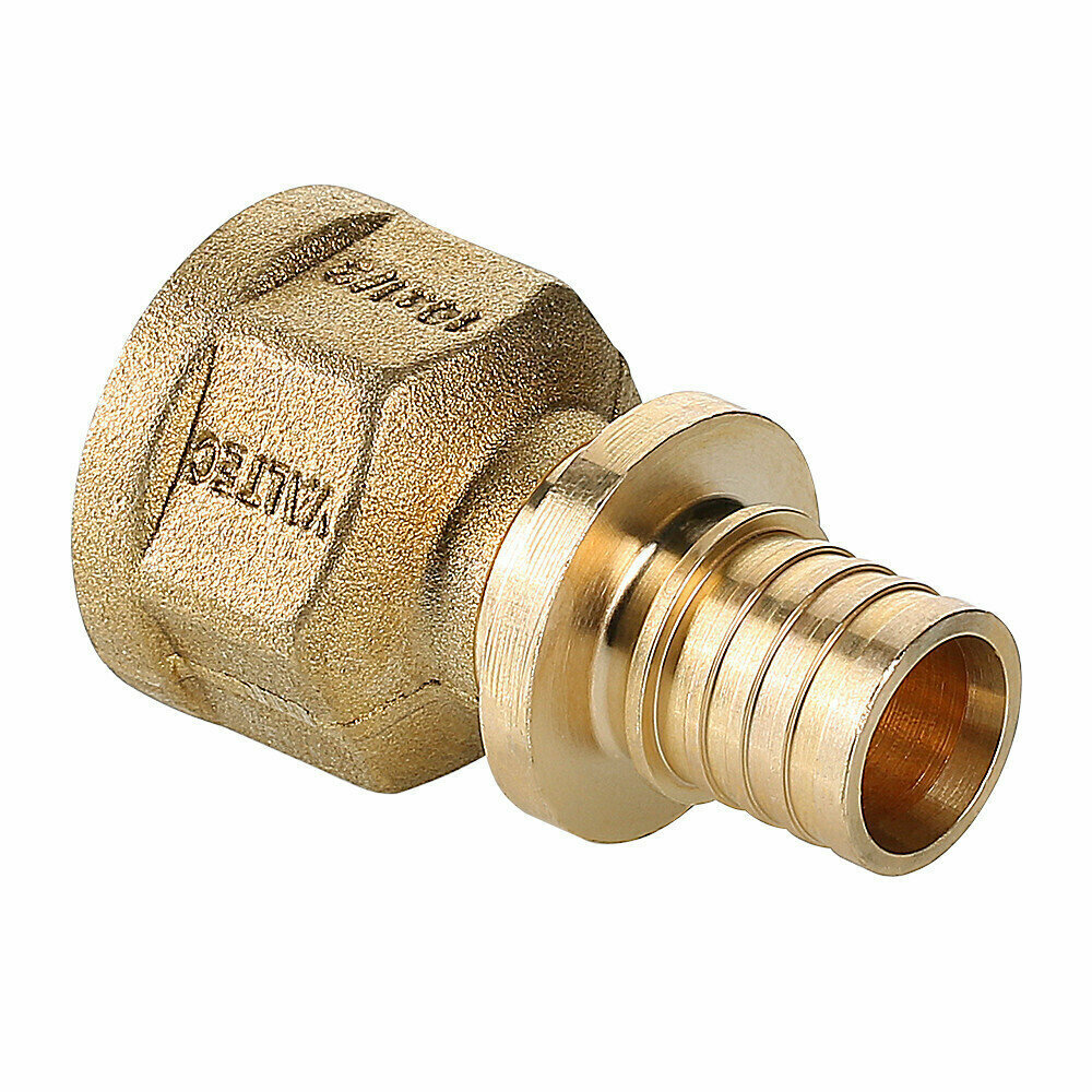 Соединитель прямой Valtec 16 мм х 1/2 ВР(г) латунь (VTm.402. BG.001604)