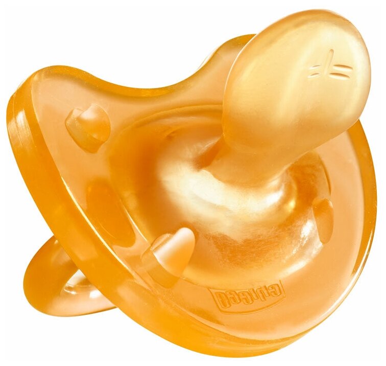 Пустышка Chicco Physio Soft анатомическая, 0мес.+, натуральный латекс/соска пустышка 0/для новорожденных/держатель для соски/силиконовая соска / футляр для сосок чико