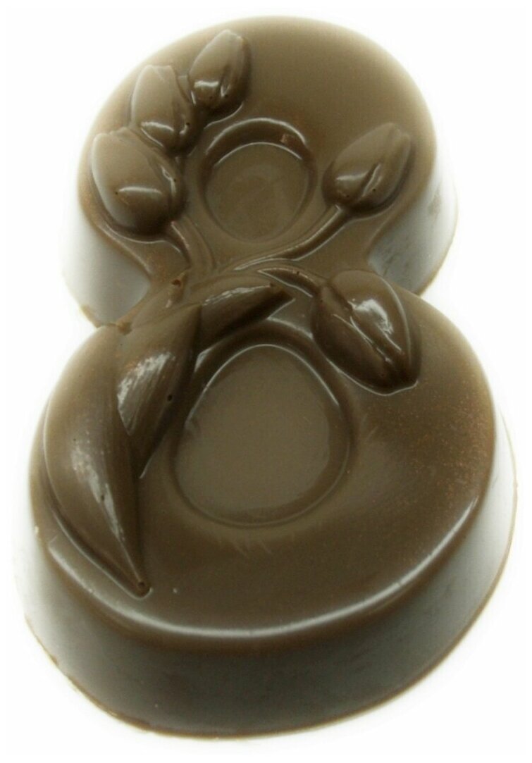 Подарочная шоколадная фигура Frade/Фраде - 8 марта тюльпаны (вес 100 гр) (молочный)
