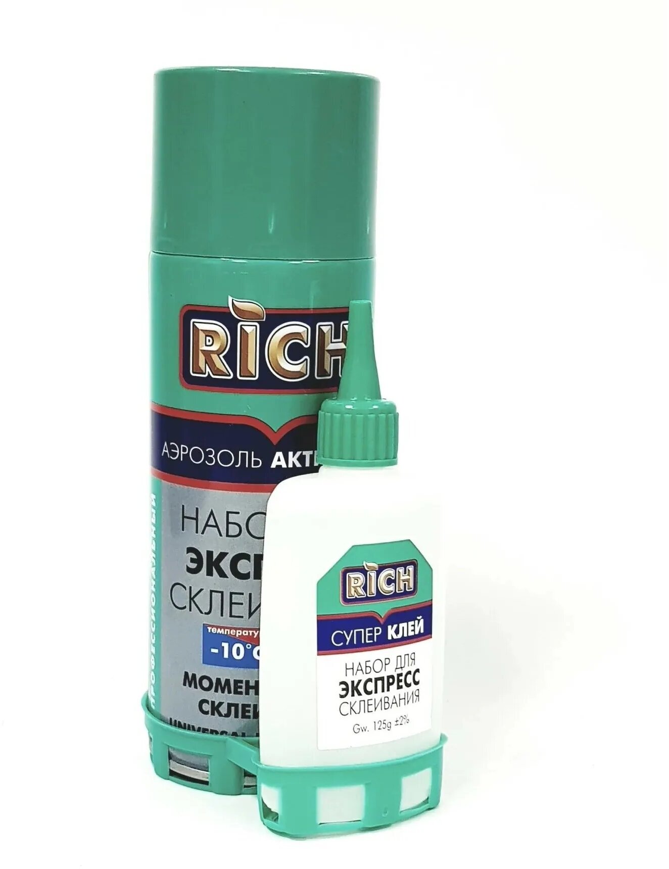 фото Клей с активатором RICH двухкомпонентный 400 мл 125гр 113902