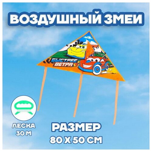 Воздушный змей Быстрее ветра 50х80 см