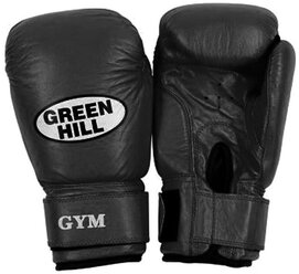 Боксерские перчатки Green hill Gym (BGG-2018) черный 12 oz