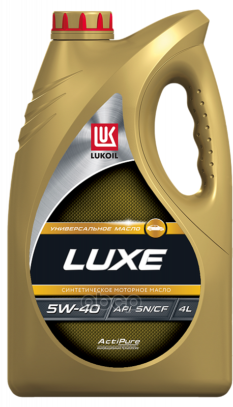 LUKOIL Масло Моторное Синтетическое Лукойл Luxe Synthetic 5W-40, Api Sn/Cf 4Л