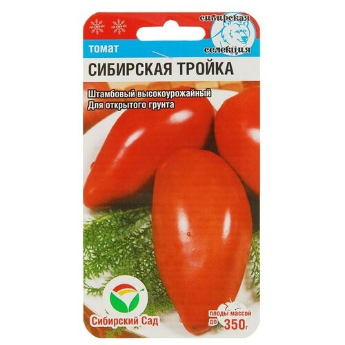 Семена Томат 'Сибирская тройка', среднеспелый, 20 шт