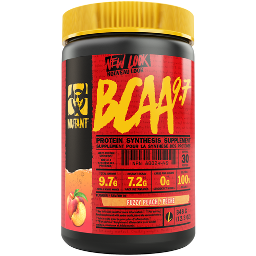 BCAA Mutant BCAA, персик, 348 гр. аминокислота mutant bcaa нейтральный 200 шт