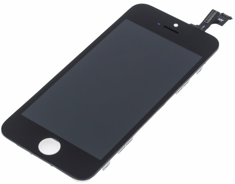 Дисплей для Apple iPhone 5S / iPhone SE (в сборе с тачскрином) аналог, черный