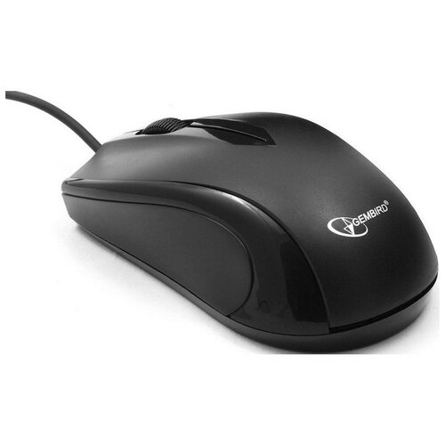 Мышь компьютерная Gembird MUSOPTI9-905U, черный, USB, 1000DPI, 1 шт.