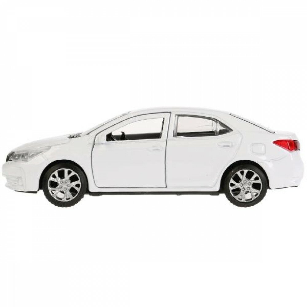 Машина металлическая Технопарк Toyota Corolla, 12 см, открываются двери, инерционная, белая - фотография № 15