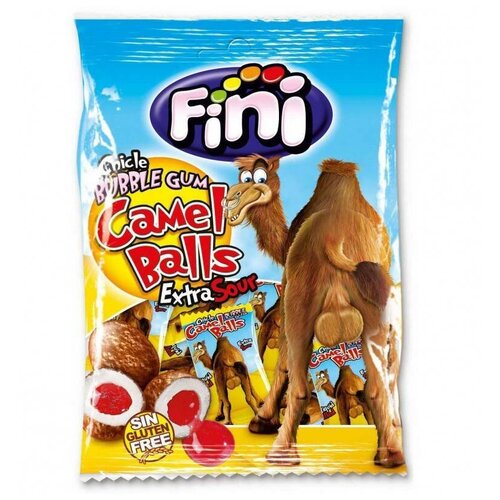 фото Жевательная резинка fini camel balls кислая 80 гр