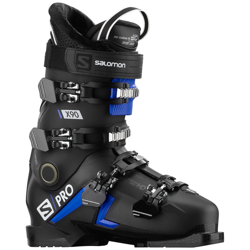 фото Горнолыжные ботинки salomon s/pro x90, 10.5 / 28.5, black/race blue