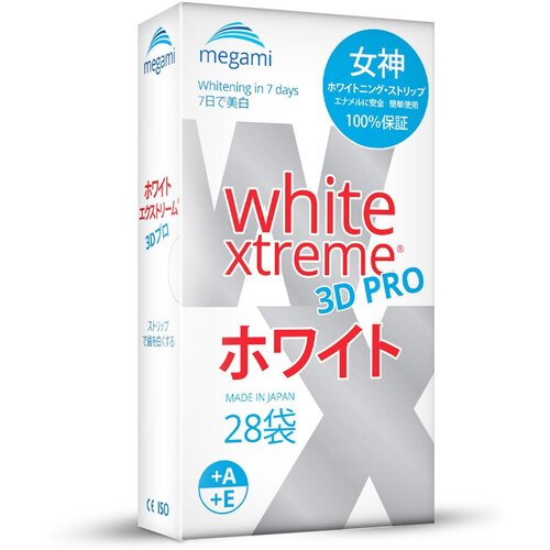 Отбеливающие полоски MEGAMI White xtreme 3D Pro