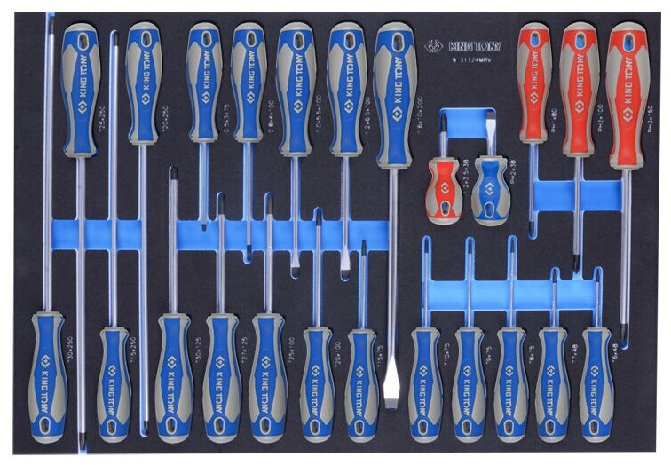Набор отверток KING TONY 9-31124MRV 24 предм.