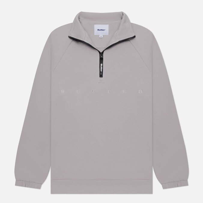 Мужская толстовка Butter Goods Hampshire 1/4 Zip серый 