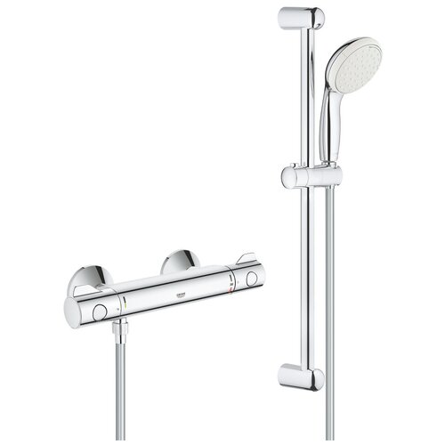 Душевой комплект Grohe Grohtherm 800 34565001, хром хром 1750 мм душевой комплект grohe grohtherm 34735000 с внутренней частью с термостатом