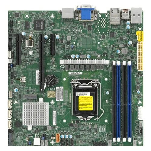 Материнская плата Supermicro X12SCZ-F-B OEM материнская плата supermicro x12spl f b oem