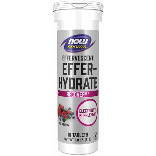 фото Напиток для регидратации с электролитами effer-hydrate now foods