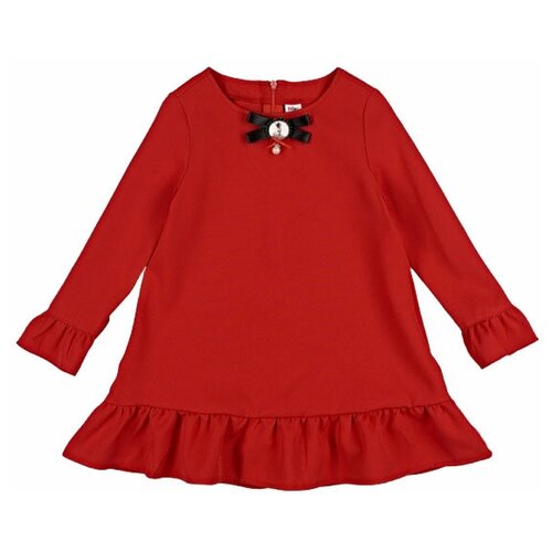 Платье Mini Maxi, размер 104, красный майка mini maxi размер 104 белый красный