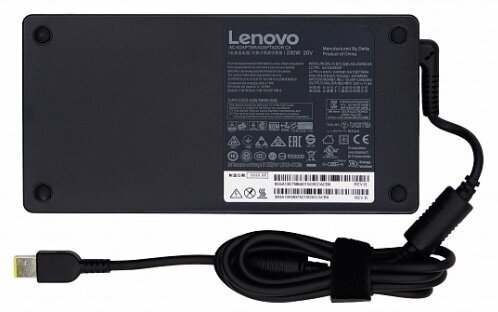 Блок питания Lenovo прямоугольный разъем, 230W (20V, 11.5A) без сетевого кабеля, ORG (slim type)