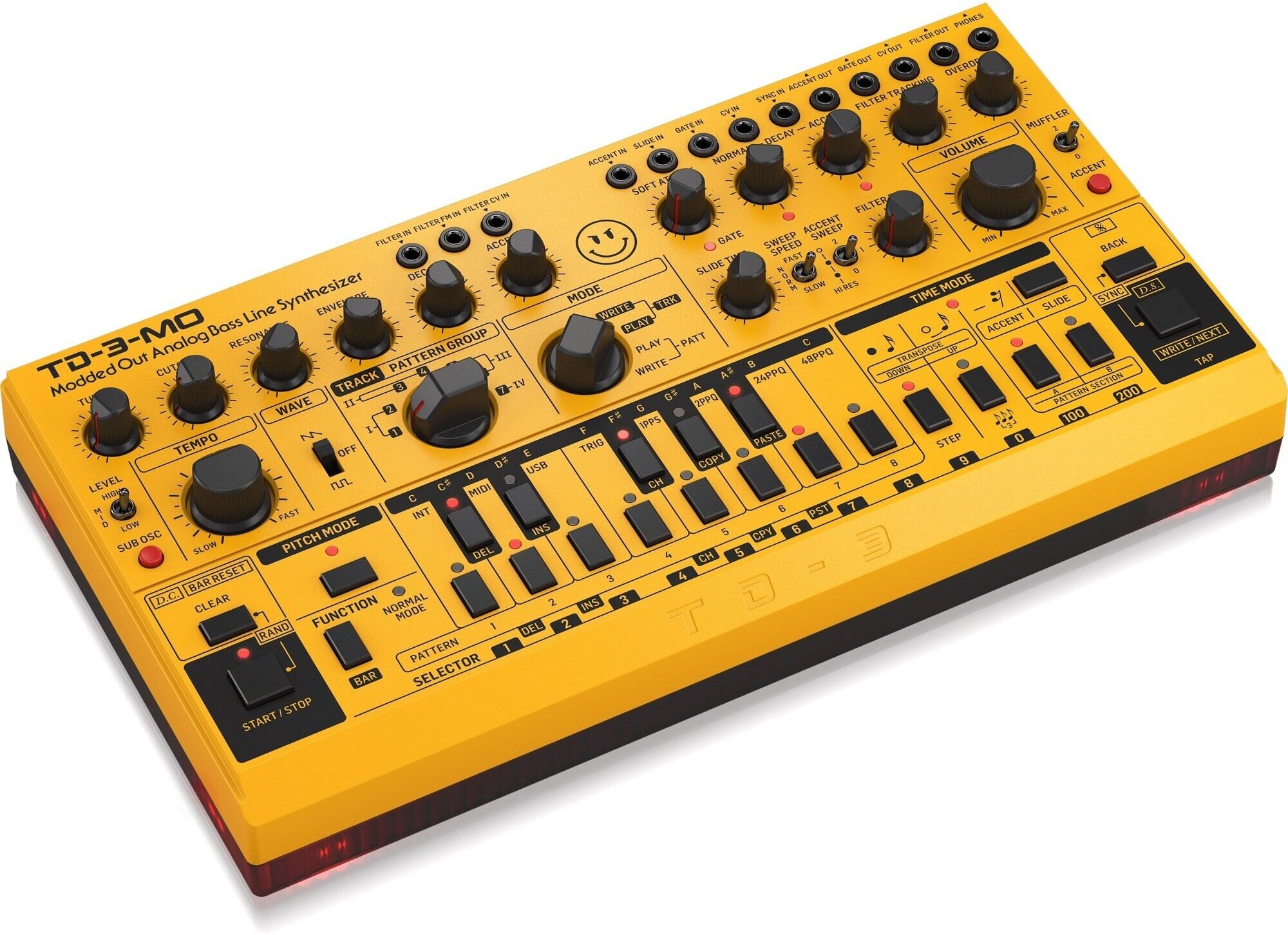 Аналоговый синтезатор Behringer TD-3-MO AM yellow