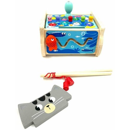 Игрушка рыбалка магнитная сортер детская.