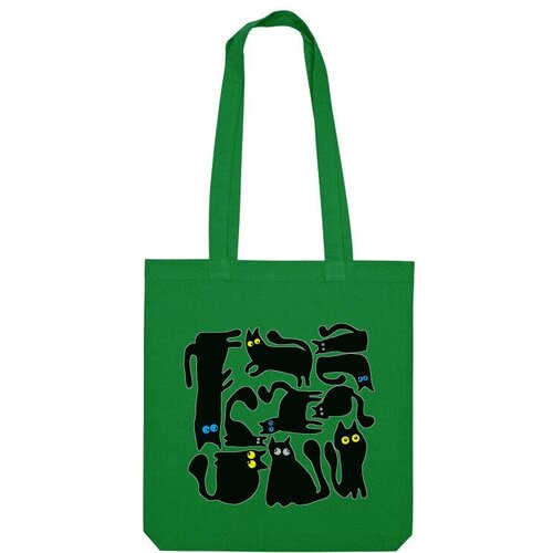 фото Сумка шоппер us basic, зеленый