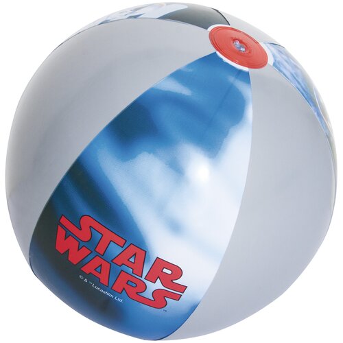 Мяч пляжный Bestway Звёздные войны 91204 BW, серый/красный/синий
