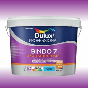 <b>Краска</b> <b>Dulux</b> Professional <b>Bindo</b> 7 матовая BW 2,5л <span><b>краски</b> <b>bindo</b> – это высокий профессиональный уровень отделки: качество</span>