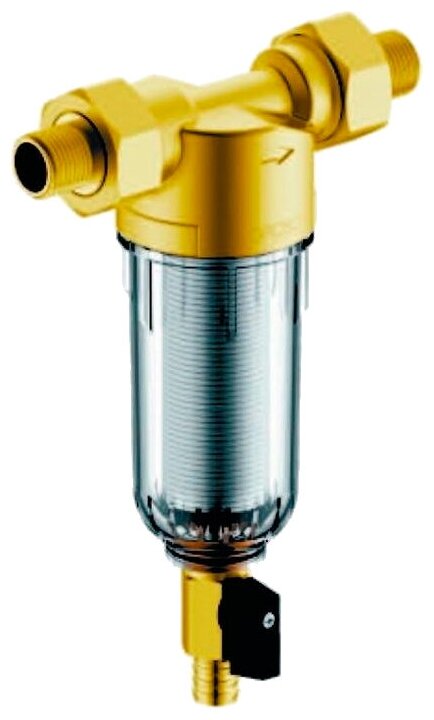 Фильтр механической очистки Гейзер Бастион 111 1/2 муфтовый (НР/НР) латунь