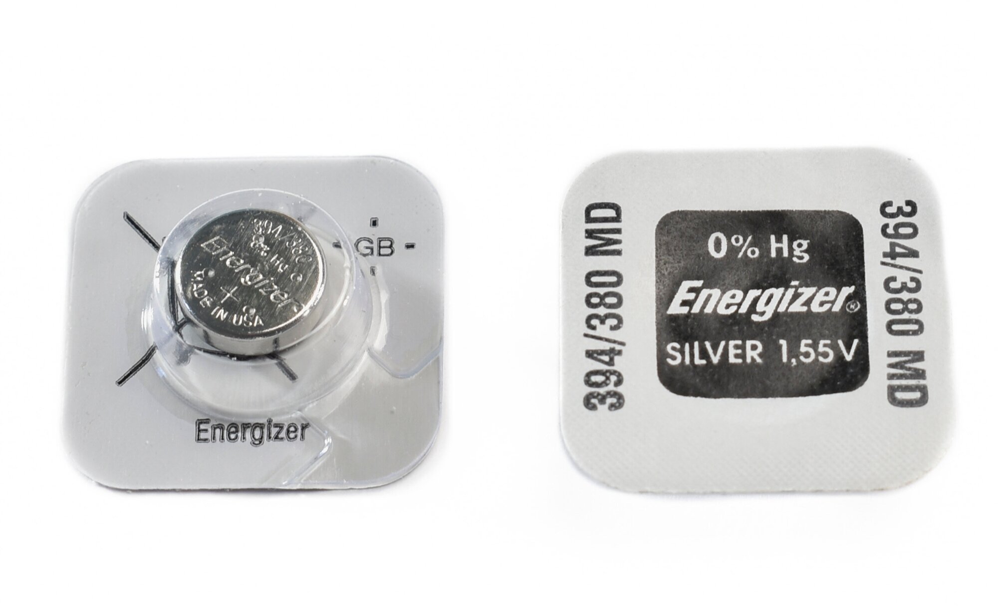 Батарейки серебряно-цинковые ENERGIZER Silver Oxide SR 394 / 380 / SR 45 / 936, для часов,1 шт