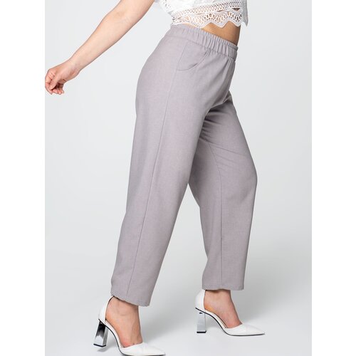 Брюки бананы  With street, размер 58, бежевый