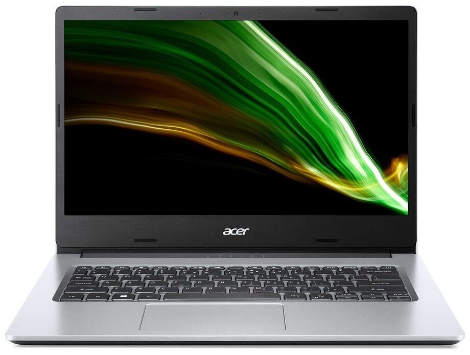 14" Ноутбук Acer Aspire 1 A11433-P7VD 1366x768, Intel Pentium Silver N6000 1.1 ГГц, RAM 8 ГБ, Intel UHD Graphics, без ОС, NX.A7VER.00A, серебристый
