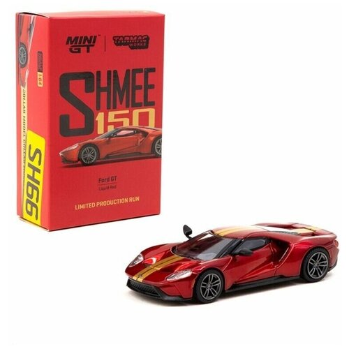 Модель коллекционная Mini GT x Tarmac Works 1:64 SHMEE150 Ford GT