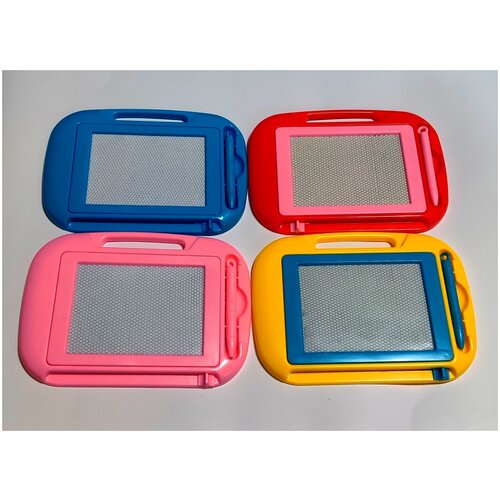 Доска магнитная для рисования в пакете, 4 цвета в ассортименте