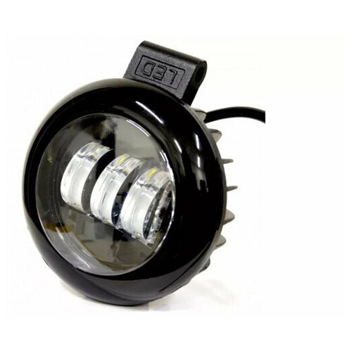 фонарь светодиодный r14led 42w d линза 9 30v Фонарь светодиодный 30W (AR) чёрный+черный (Круглые 9-30V)