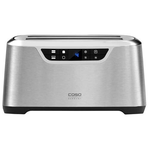 Тостер Caso T4, серебристый тостер caso inox2