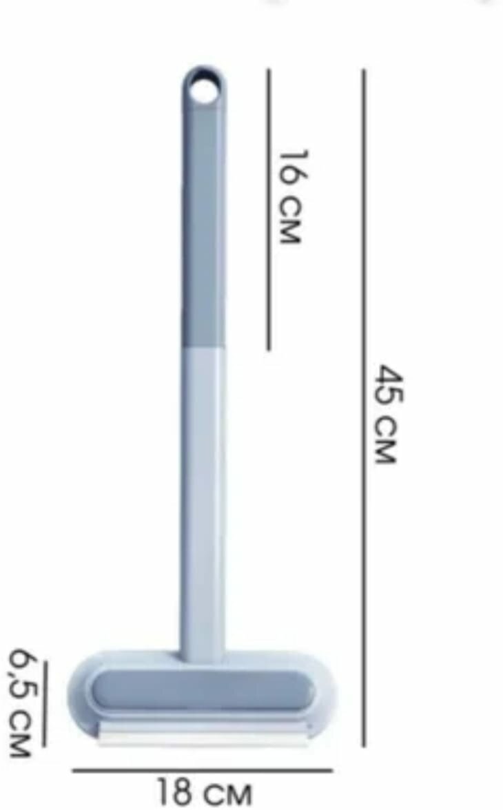 удобная щетка для стекол с водосгоном/ щетка в машину для удаления шерсти - фотография № 1