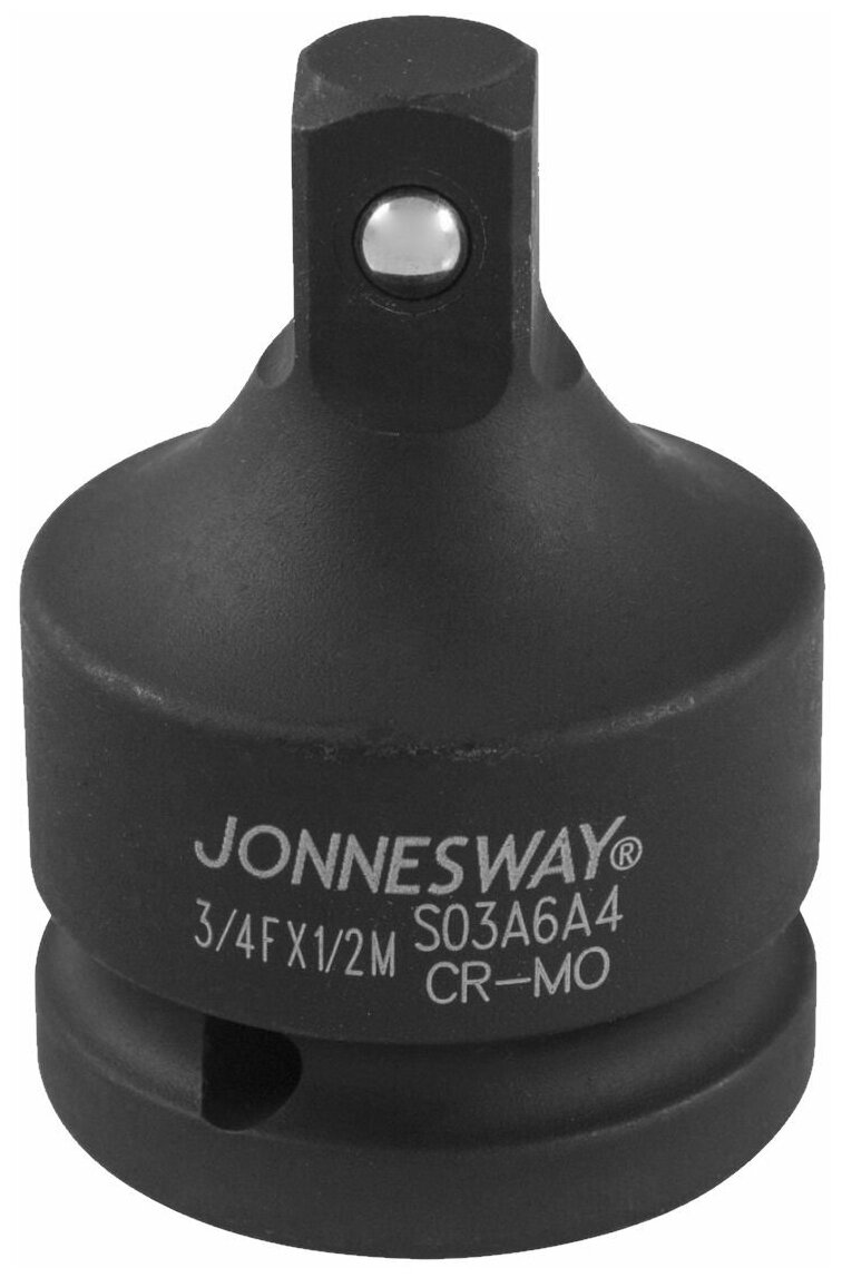 Адаптер Jonnesway для ударных головок 3/4"(F) - 1/2"(M), S03A6A4, - фото №1