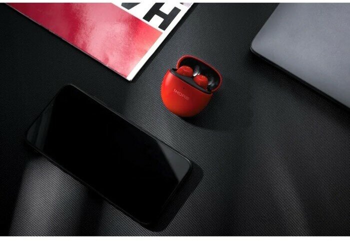 Наушники 1MORE Comfobuds Mini TRUE Wireless Earbuds красные - фотография № 16