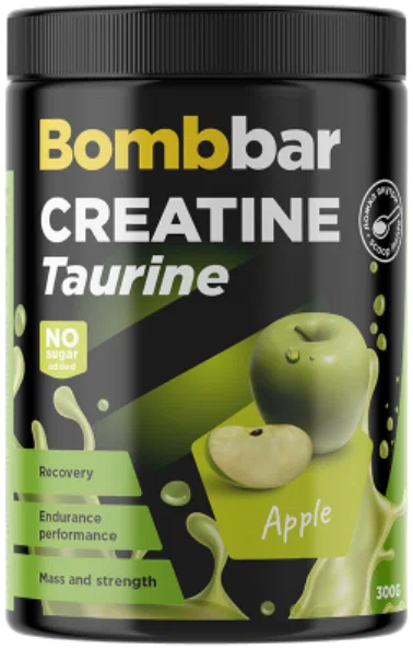 Bombbar Pro Creatine Taurine / Коктейль Креатин + Таурин порошок 300г