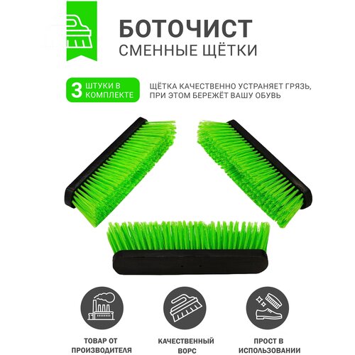 Комплект сменных щёток для уличных щёток Боточист