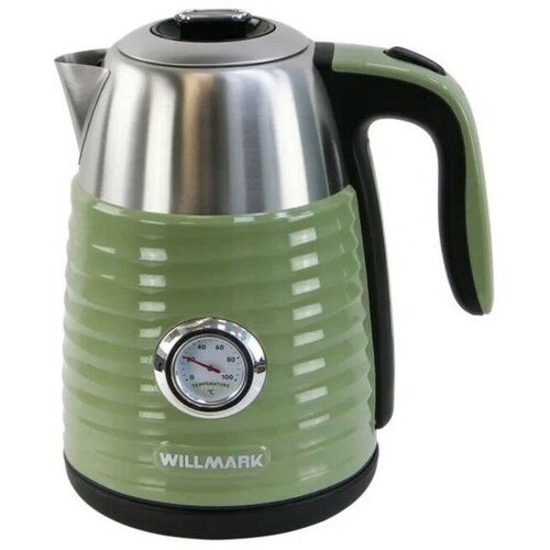 Чайник электрический WILLMARK WEK-1738PST металл 17 л 2200 Вт зелёный 417600₽