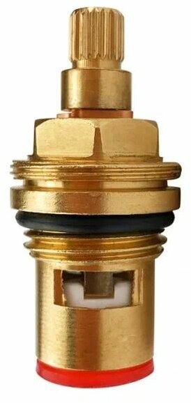 фото Кран-букса 1/2 керамическая FRAP F52-7, 8*20 шлицов (90°), М24*1