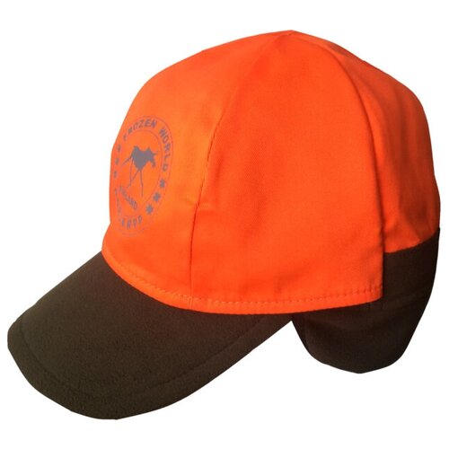 кепка охота охотник хаки Двухсторонняя кепка-ушанка Nordkapp Seita Reversible Khaki/Orange