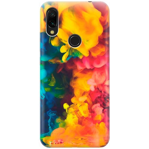 фото Силиконовый чехол на xiaomi redmi 7 / сяоми редми 7 с принтом "красочное буйство" gosso